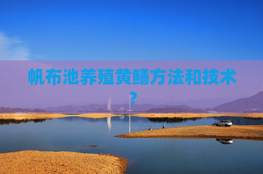 帆布池养殖黄鳝方法和技术？