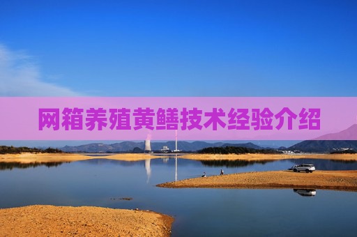 网箱养殖黄鳝技术经验介绍