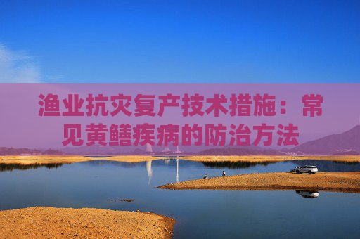 渔业抗灾复产技术措施：常见黄鳝疾病的防治方法