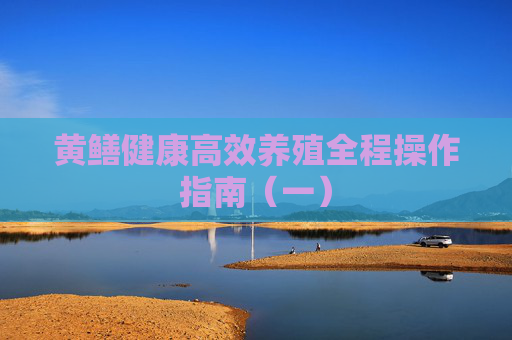 黄鳝健康高效养殖全程操作指南（一）