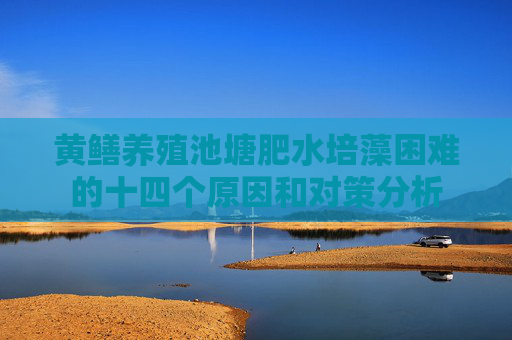 黄鳝养殖池塘肥水培藻困难的十四个原因和对策分析