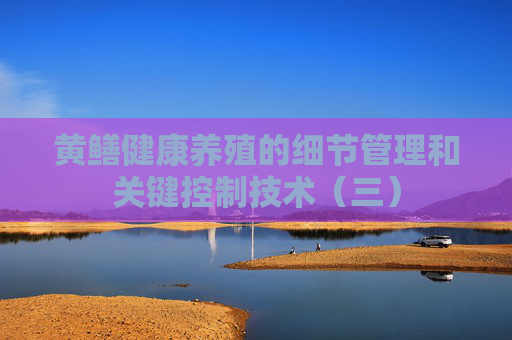 黄鳝健康养殖的细节管理和关键控制技术（三）