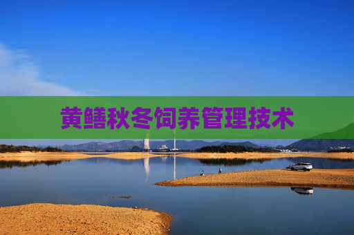 黄鳝秋冬饲养管理技术