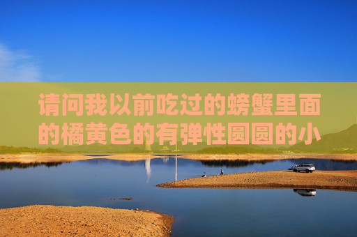 请问我以前吃过的螃蟹里面的橘黄色的有弹性圆圆的小颗粒是叫蟹子还是什么？