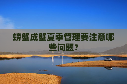 螃蟹成蟹夏季管理要注意哪些问题？