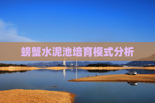 螃蟹水泥池培育模式分析