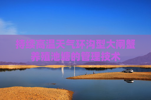 持续高温天气环沟型大闸蟹养殖池塘的管理技术