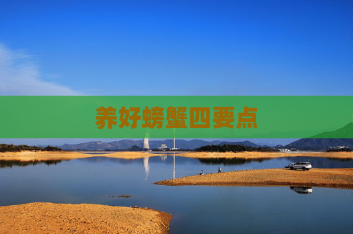 养好螃蟹四要点