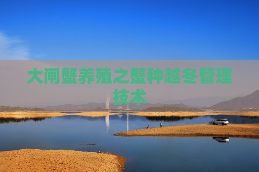 大闸蟹养殖之蟹种越冬管理技术