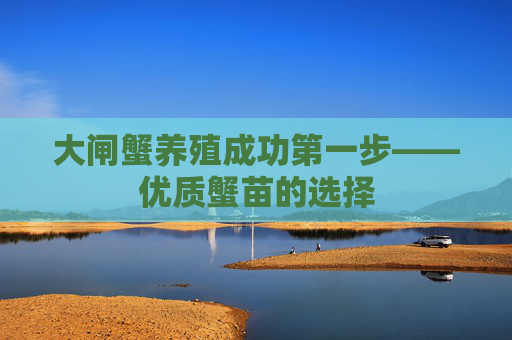 大闸蟹养殖成功第一步——优质蟹苗的选择