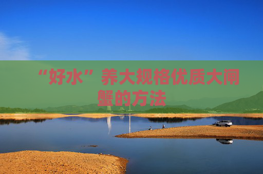 “好水”养大规格优质大闸蟹的方法