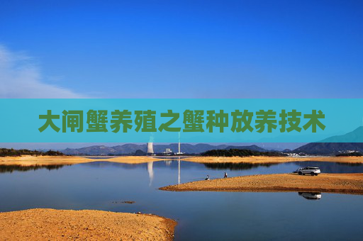 大闸蟹养殖之蟹种放养技术