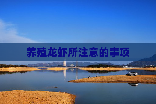 养殖龙虾所注意的事项