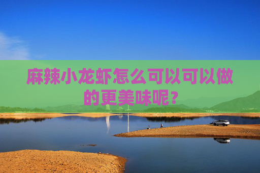 麻辣小龙虾怎么可以可以做的更美味呢? 麻辣小龙虾怎么可以可以做的更美味呢?