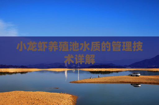 小龙虾养殖池水质的管理技术详解 小龙虾养殖池水质的管理技术详解