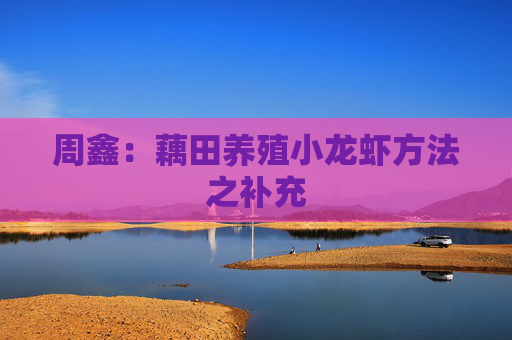 周鑫：藕田养殖小龙虾方法之补充
