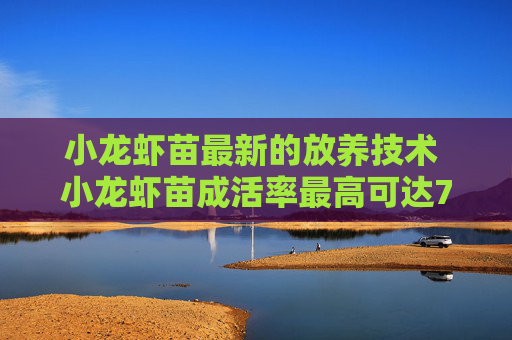 小龙虾苗最新的放养技术 小龙虾苗成活率最高可达75%