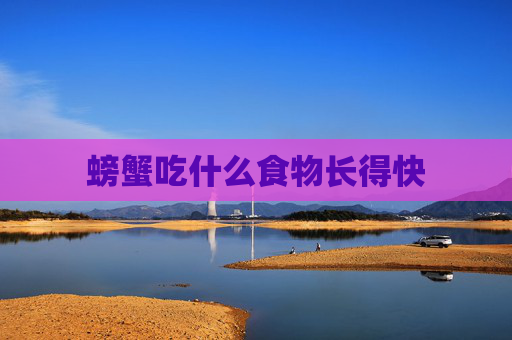 螃蟹吃什么食物长得快