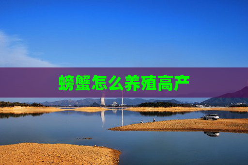 螃蟹怎么养殖高产