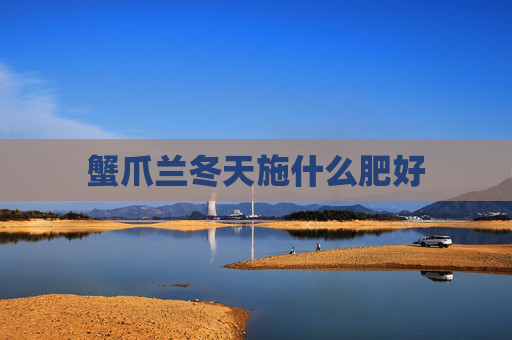 蟹爪兰冬天施什么肥好