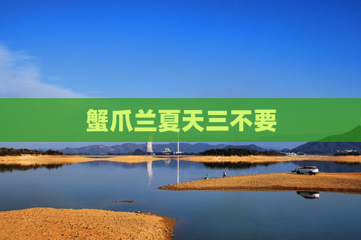 蟹爪兰夏天三不要