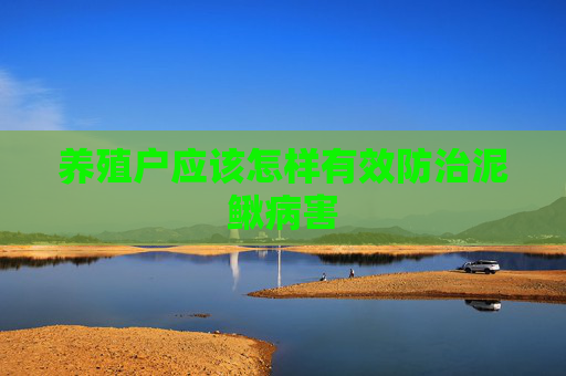 养殖户应该怎样有效防治泥鳅病害