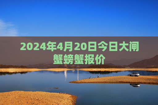 2024年4月20日今日大闸蟹螃蟹报价