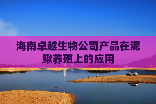 海南卓越生物公司产品在泥鳅养殖上的应用