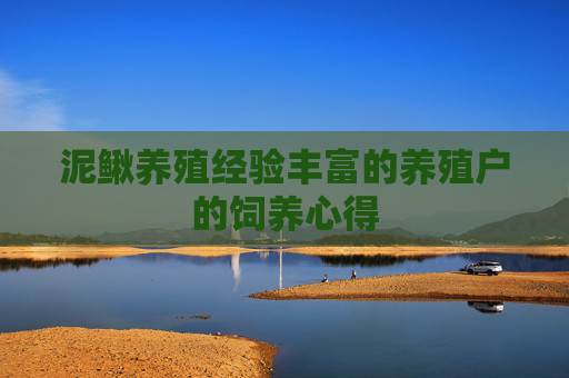 泥鳅养殖经验丰富的养殖户的饲养心得