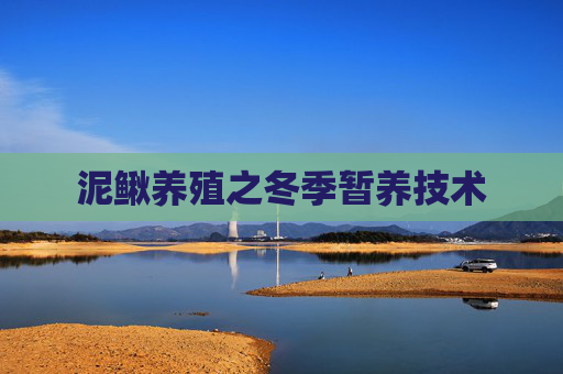 泥鳅养殖之冬季暂养技术