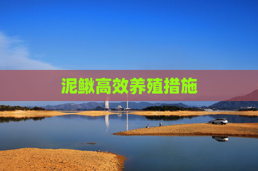 泥鳅高效养殖措施